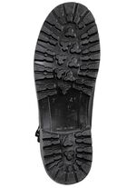 Enkellaarzen gemaakt van synthetisch materiaal ZWART