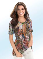 Expressief overhemd met patch-look 