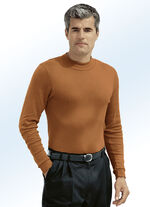 Comfortabel overhemd in 10 kleuren COGNAC