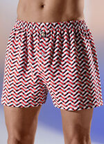 Set van vier boxershorts met elastische tailleband 