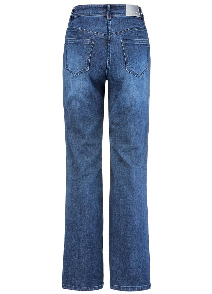 Jeans met modieuze beenwijdte 