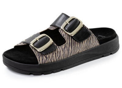 Caprice, trendy damesmuiltjes, breedte G, met uitneembaar voetbed 