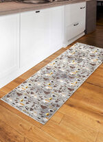 Keukenlopers en -matten koffie SILBER