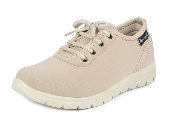 Superlichte veterschoen BEIGE