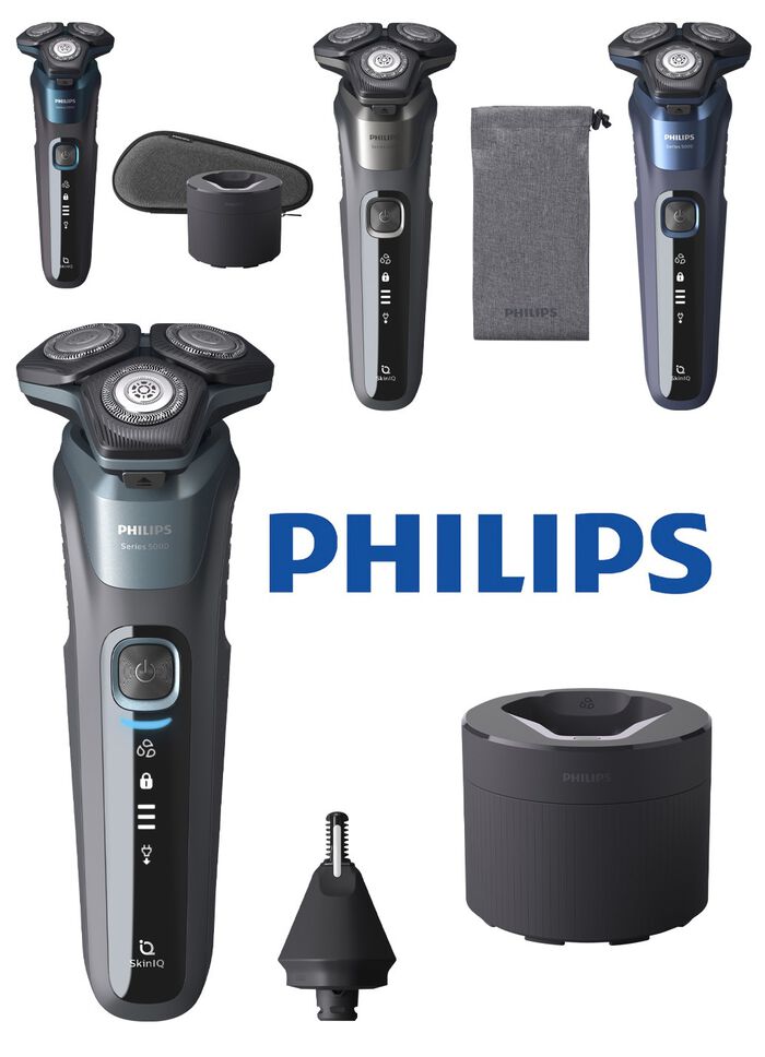 Philips scheerapparaatserie 5000 BLAUW-GRIJS