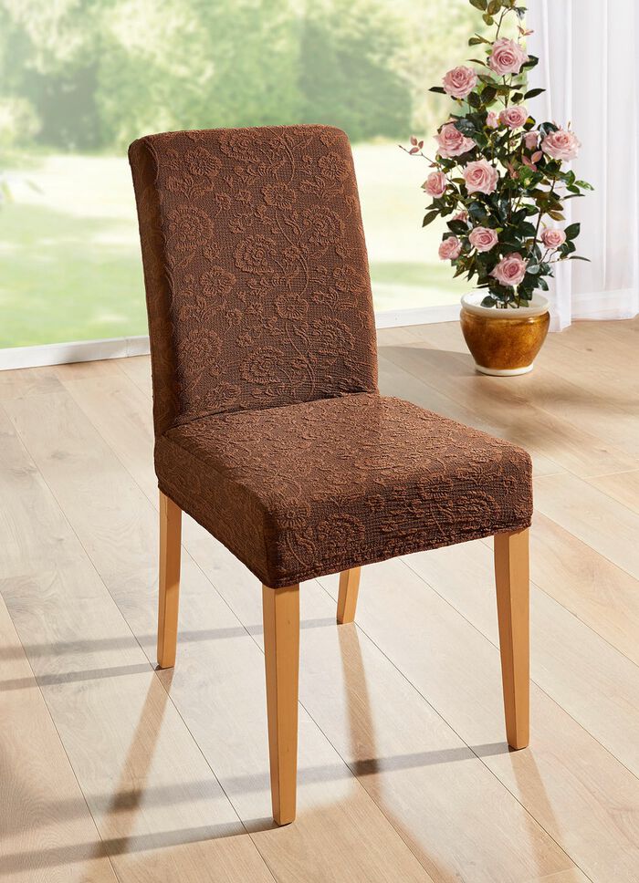 Elastische stoelhoes van Webana BRUIN