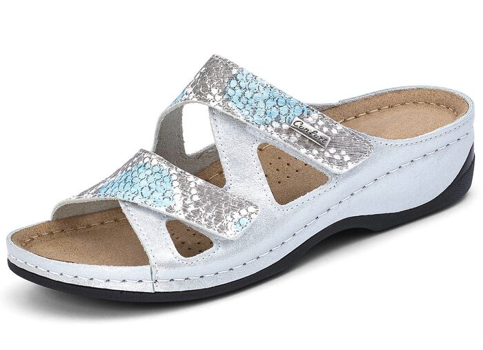 ELENA EDEN, comfortabele damesmuiltjes, breedte G, met klittenbandsluiting 