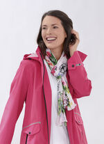 Sjaal met een verfijnd fruitdessin 