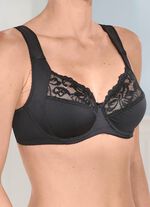 Viania set van twee beugelbeha's met elastische kant 