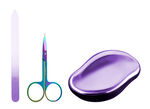Relaxvital manicure/pedicureset, 4-delig PAARS
