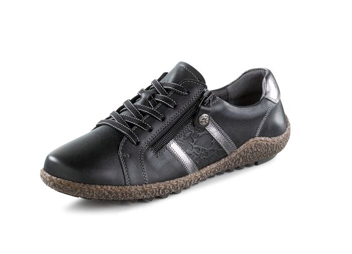 ELENA EDEN veterschoen van fijn nappaleer 