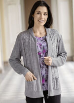 Cardigan met decoratieve textuurmix 