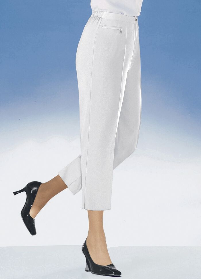 Comfortbroek van 7/8-lengte ECRU
