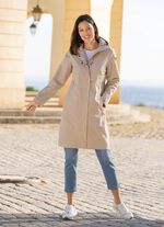 Functionele jas met vaste capuchon 