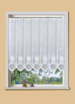 Korte blind met golvende rand 