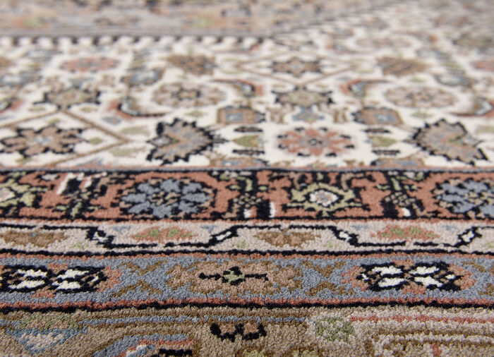 Handgeknoopte bruggen, tapijten en galerijen van 100% scheerwol BEIGE