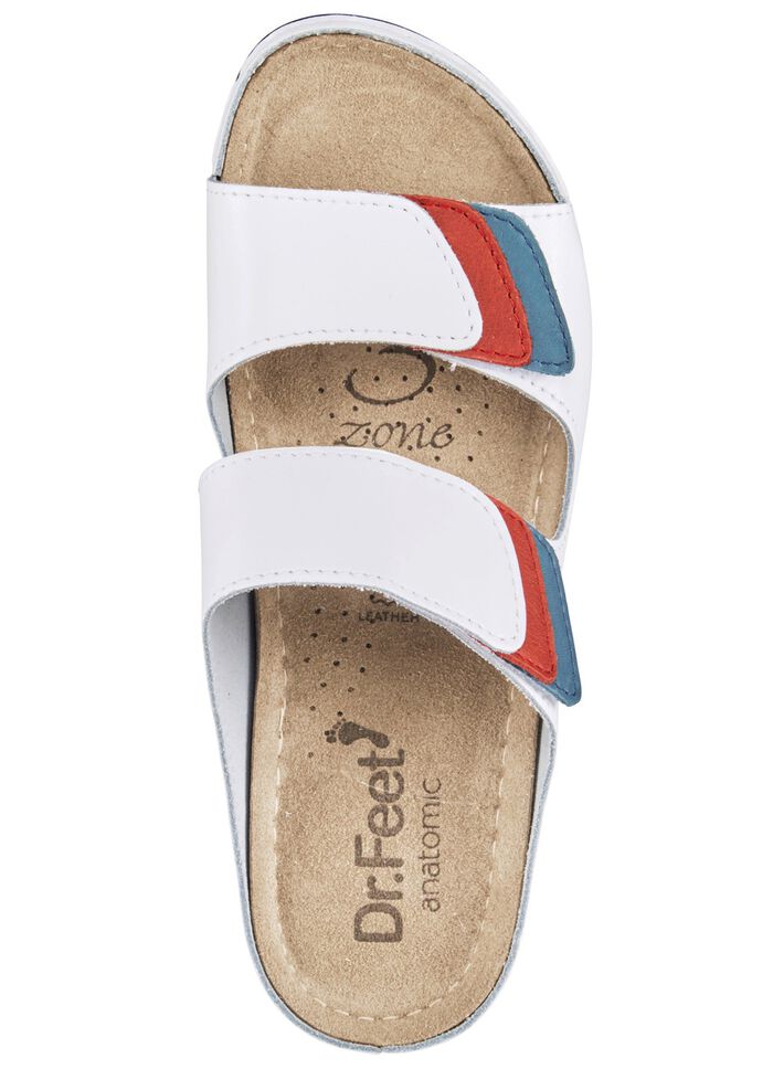 ELENA EDEN muiltjes met contrasterende inzetstukken 