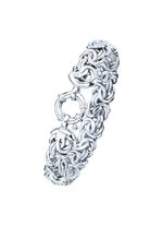 Zware koninklijke kettingarmband met sieradenveerring 