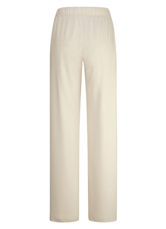 Trendy broek in modieuze breedte BEIGE
