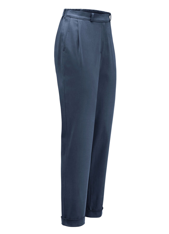 Enkellange pull-on broek MARINE