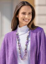 Handgemaakte ketting met houten kralen 