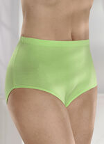 Set van vijf slips met elastische band APPELTJESGROEN