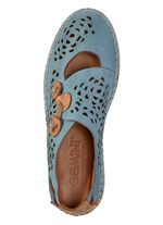 Gemini pantoffels met luchtige openingen JEANS - CAMEL