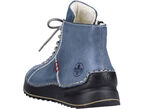 Rieker, sportieve dameslaarzen, winterschoenen, met rits BLAUW