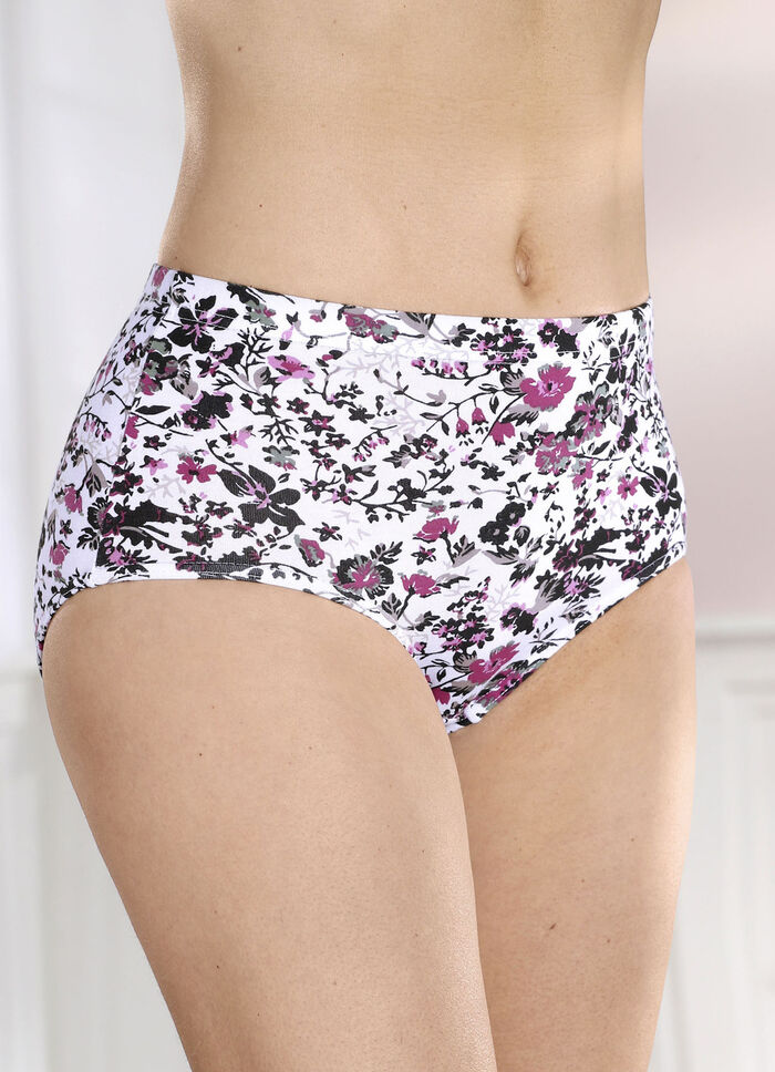 Set van vier slips met elastische band 