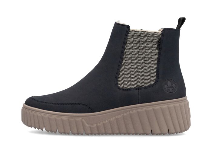 Rieker, trendy dameslaarzen, winterschoenen, met uitneembaar voetbed 