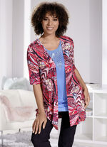 2-delige set bestaande uit shirtjasje en tanktop 