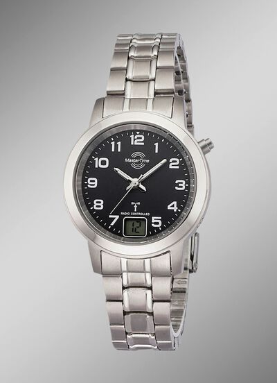 Master Time radiogestuurd dameshorloge gemaakt van titanium 