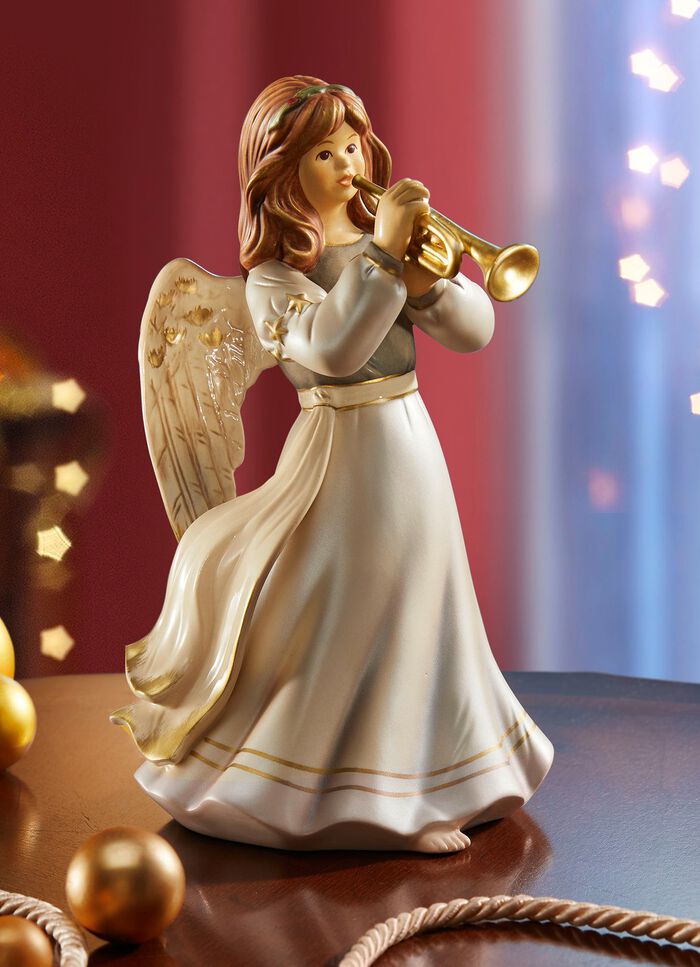Engel met trompet van Goebel 