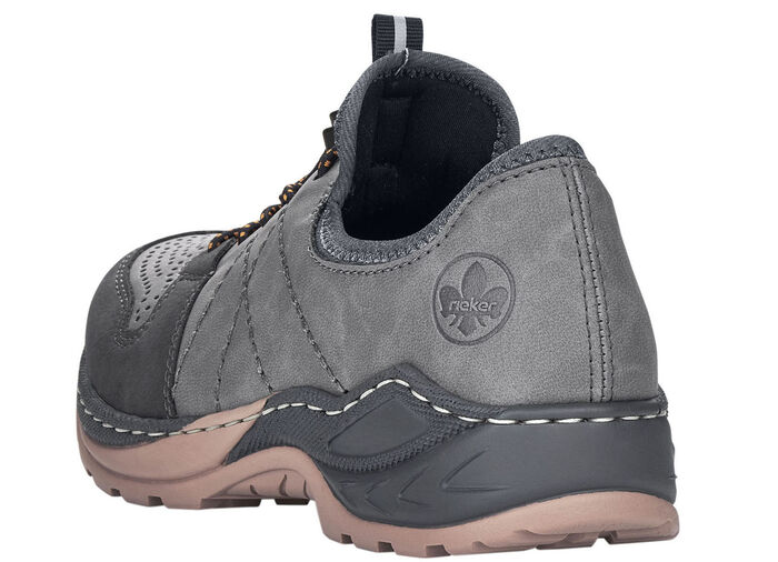 Rieker sneakers met uitneembare MemoSoft textielinleg GRIJS