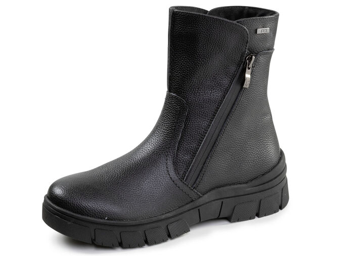 ELENA EDEN, gevoerde dameslaarzen, winterschoenen, breedte G, met uitneembaar voetbed ZWART