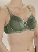 Sassa two-pack beugelbeha 1X OLIJFGROEN, 1X WIT