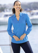 Poloshirt met korte knoopsluiting in 2 kleuren 