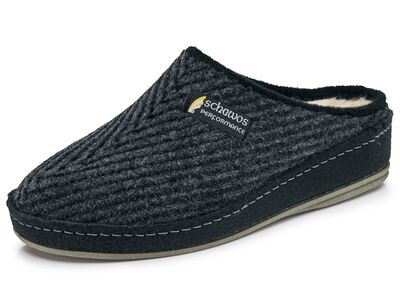 Gevoerde herenpantoffels, met nieuwe wol 