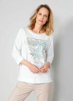Sweatshirt met bloemenprintmotief 