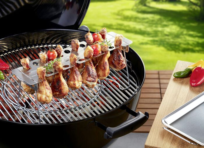 Gefu kippenpootjeshouder van hoogwaardig roestvrij staal 