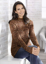 Trui in een luxueus gemêleerde look TERRA-MULTICOLOR