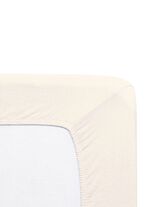 Zachte flanellen hoeslakens van katoen ECRU