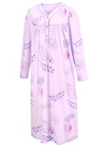 Twee-pack nachtjaponnen, 3/4-mouwen met knoopsluiting 