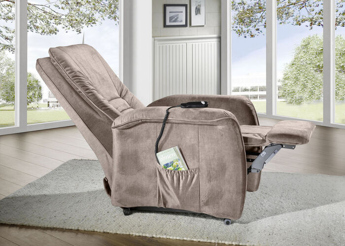Gezellige tv-fauteuil BEIGE