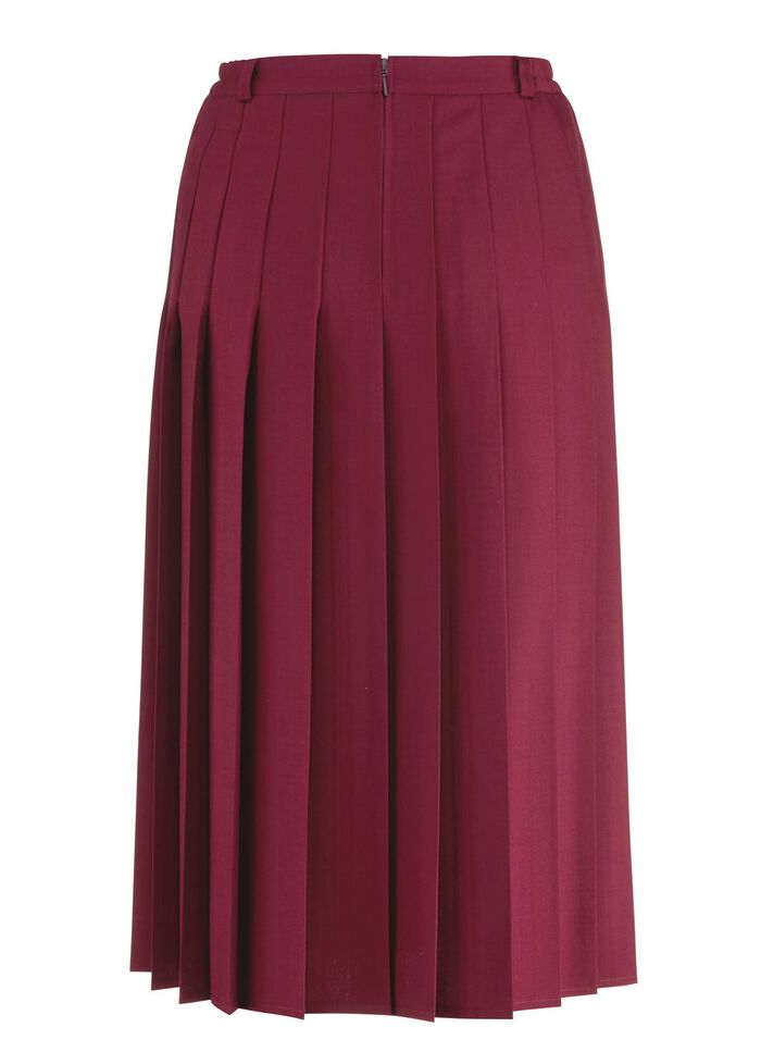 Rok met figuurflatterende plooien 