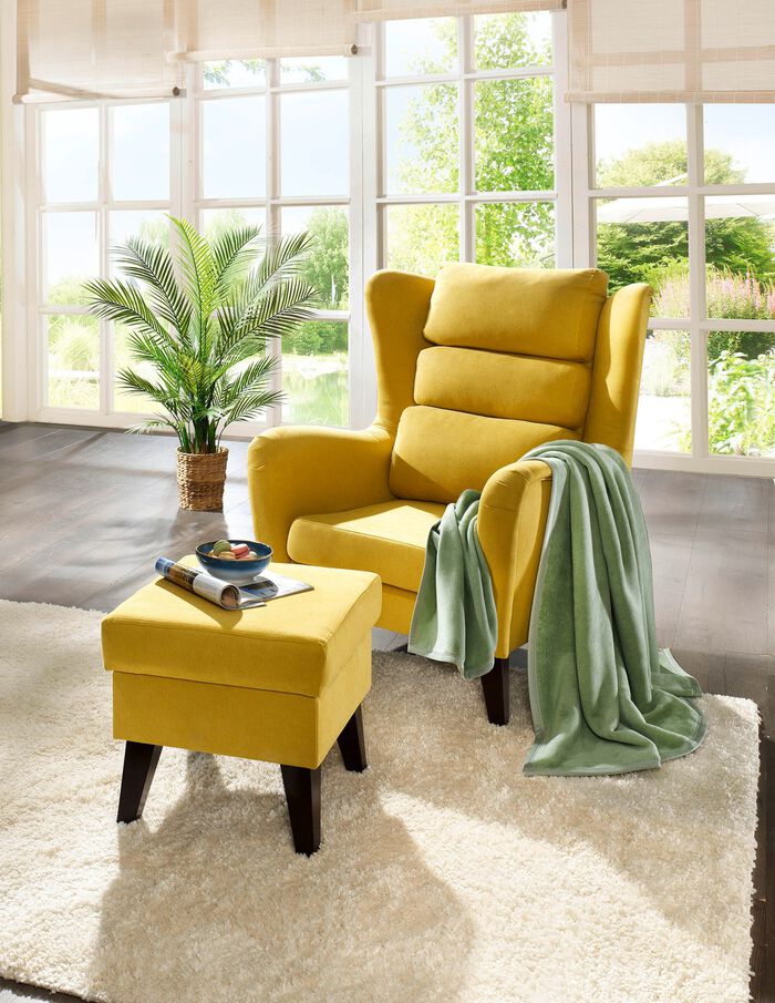 Slaapdeken met velours rand GROEN