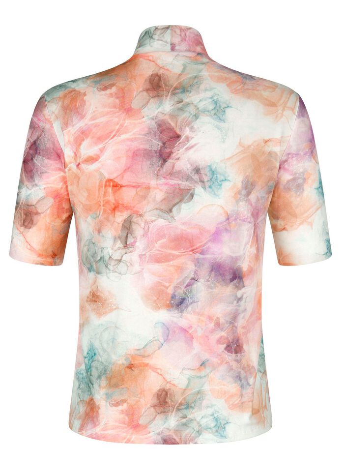 Overhemd met modieuze opstaande kraag 