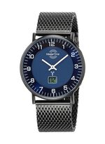 Master Time radiogestuurd herenhorloge met roestvrijstalen band 