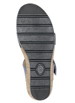 ELENA EDEN sandaal gemaakt van nappaleer DUIF BLAUW