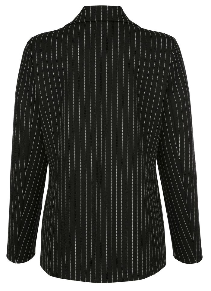 Blazer met gestreept dessin 